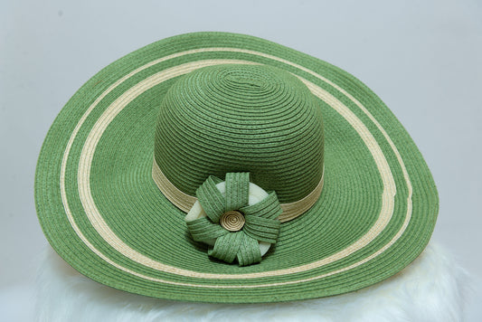 Dolly Daisy Straw hat Available in Pink & Green